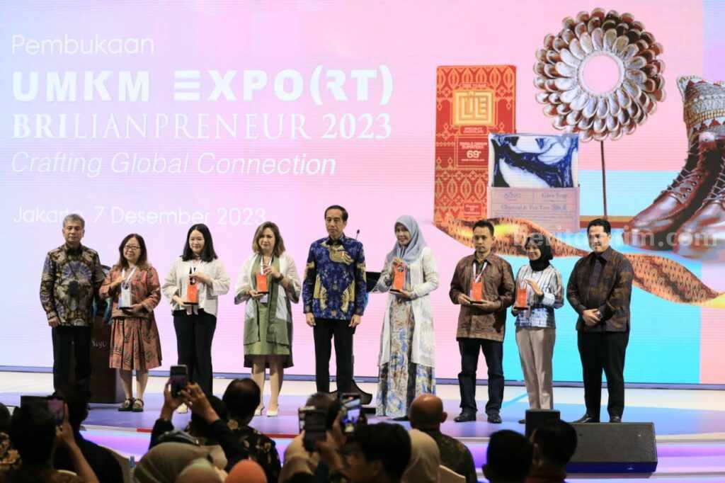 Presiden Apresiasi BRI Dorong UMKM Go Digital, Go Global
