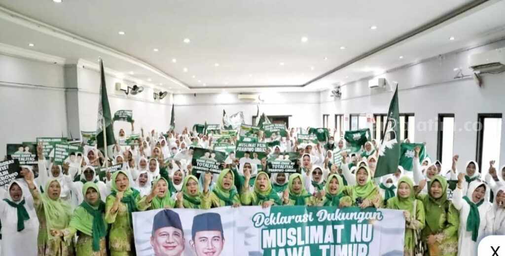 Deklarasi Dukung Paslon, HISNU Minta PBNU Tegur Oknum Muslimat NU Aksi Dukungan Oknum Muslimat NU ke salah satu paslon.