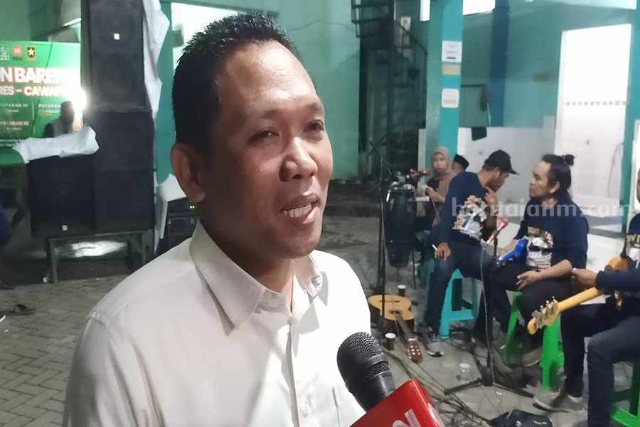 Thoriqul Haq usai Nobar Debat Capres 2024 di Kantor DPW PKB, Selasa (12/12/2023) malam. (Foto/Anggadia).