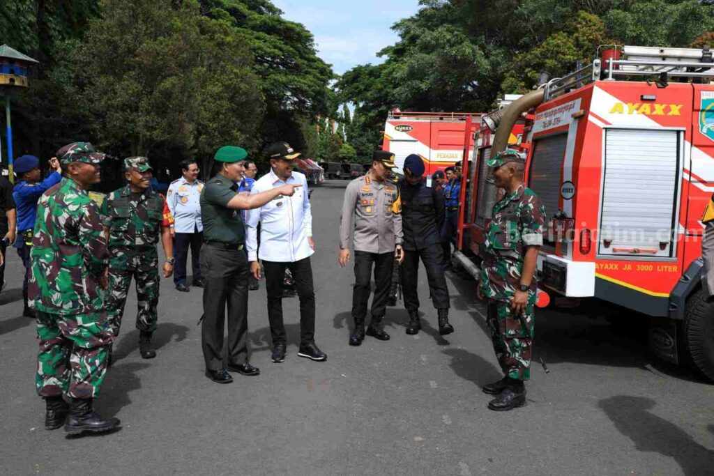 Presiden Jokowi Bakal Datang, Pj Wali Kota Malang Tinjau Apel Gelar Pasukan Pj Wali Kota Malang, Wahyu Hidayat.