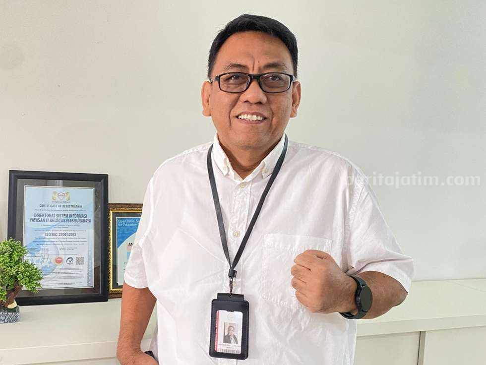Foto: Ketua Prodi Sistekin Untag Surabaya Supangat, M.Kom., Ph.D., ITIL., COBIT., CLA.