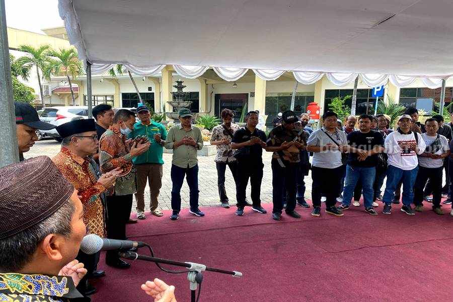 Peresmian media center DPRD Kabupaten Sidoarjo.