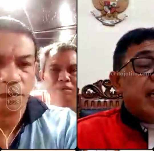 Sidang putusan dengan Terdakwa kurir narkoba seberat 5,2 kilo dan dihukum 18 tahun penjara
