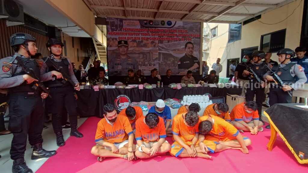 Polda Jatim Musnahkan Barang Bukti Perkara Narkoba