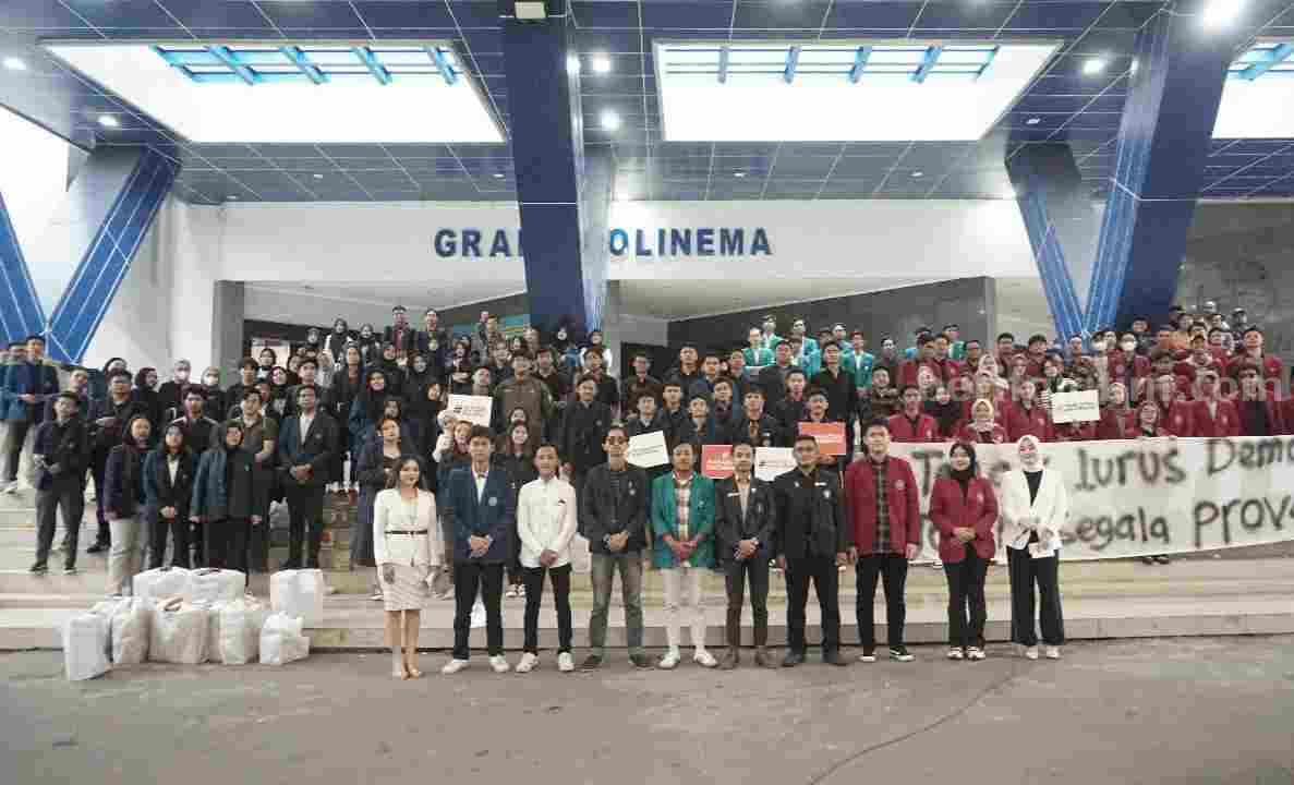 Ratusan mahasiswa se Malang Raya saat ikuti deklarasi pemilu damai (Foto: Istimewa)