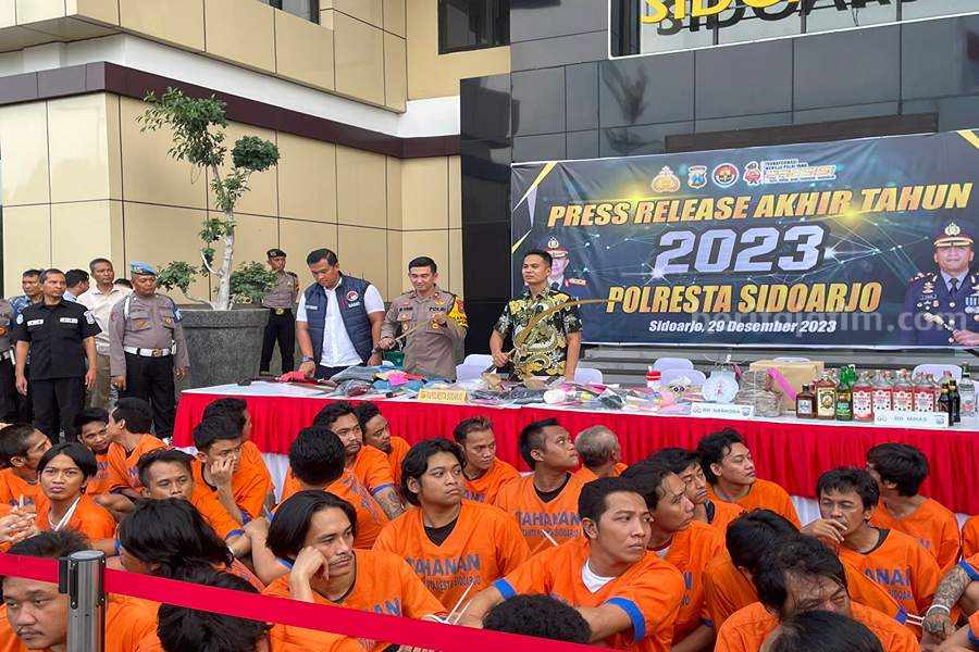 Inilah Gambaran Kriminalitas di Sidoarjo Tahun 2023