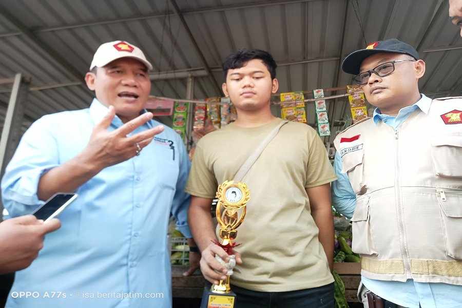 TKD Prabowo-Gibran Jatim Kampanye Makan Gratis di Sidoarjo