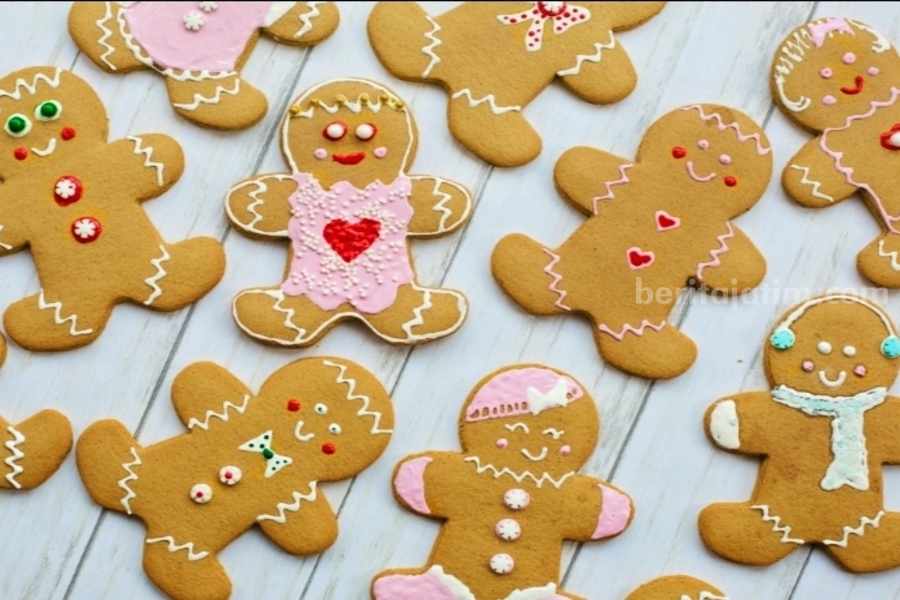 Gingerbread Cookies atau Kue Jahe Khas Natal. ( Jill Wellington/Pexels)