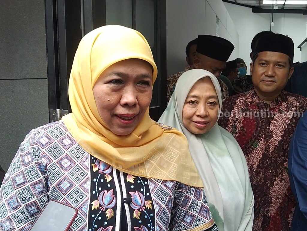 Gubernur Jawa Timur Khofifah Indar Parawansah, Sabtu (9/12/2023).