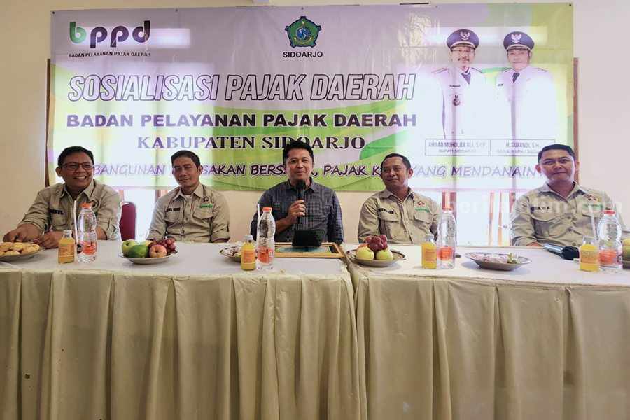 Sosialisasi Pajak, BPPD Bersama PWI Sidoarjo Ingatkan Pentingnya Pembayaran Pajak