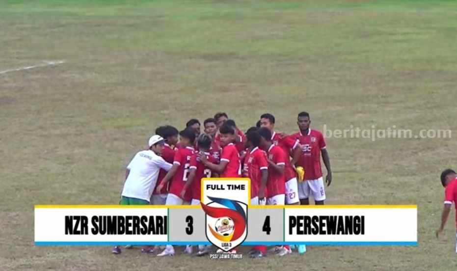 NZR Sumbersari Vs Persewangi Banyuwangi Hujan Gol