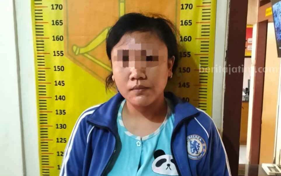 Foto pelaku curanmor saat diamankan polisi.