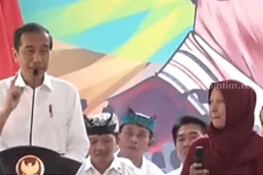 Jokowi dan warga Banyuwangi