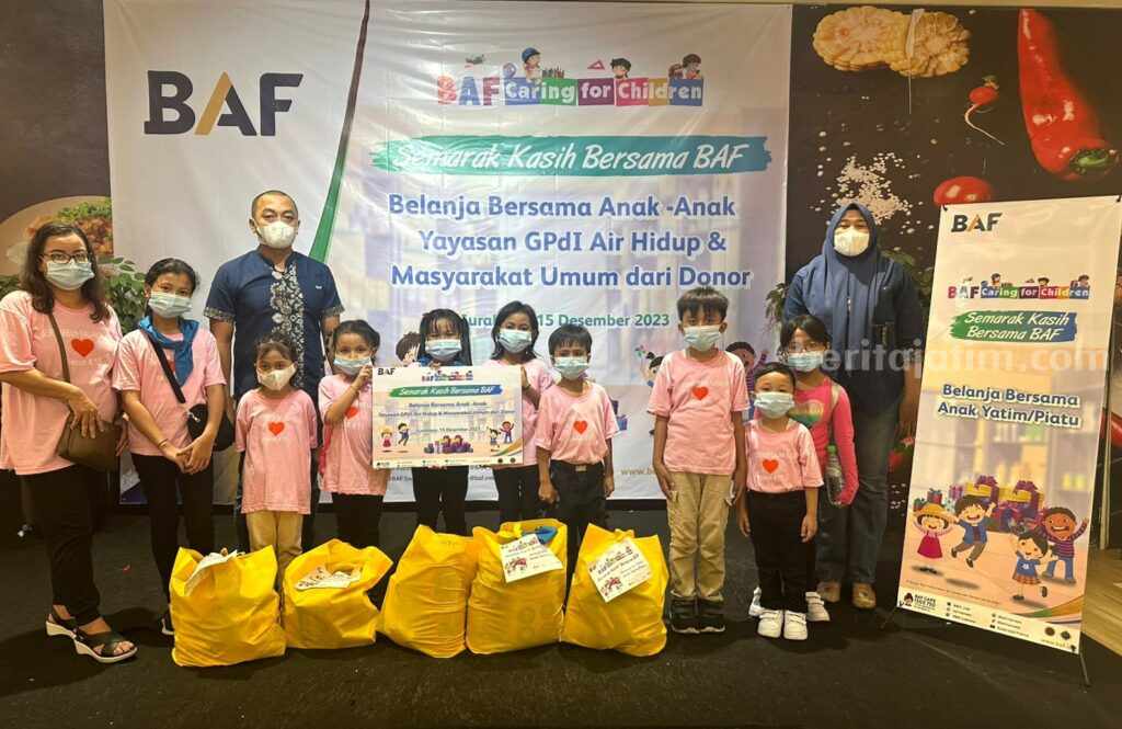 BAF Ajak Lebih dari 300 Anak Yatim Berbelanja Bersama di 9 Kota