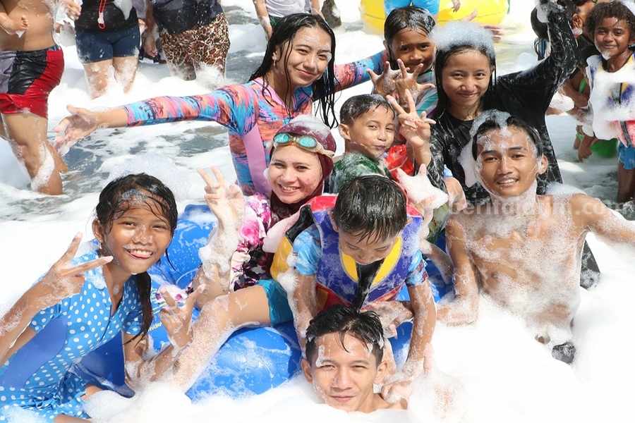 Hawai Water Park Malang, wisata air yang cocok dikunjungi saat libur akhir tahun atau Nataru. (Sumber foto: Instagram/hawaiwaterpark)