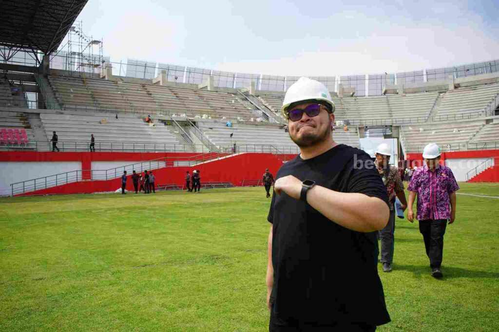 Wajah Stadion Gelora Daha Jayati, Pusat Olahraga, Bisnis dan Hiburan di Kediri Era Mas Dhito foto beritajatim