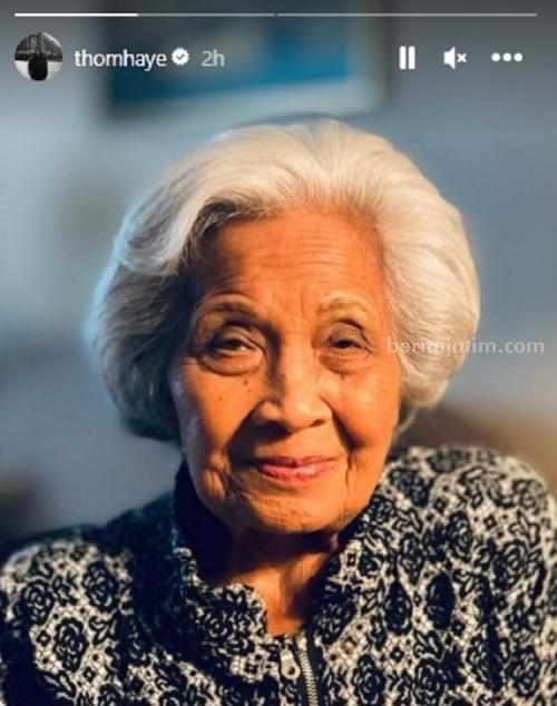 Thom Haye membagikan foto sang nenek. (Foto: Instagram/@thomhaye