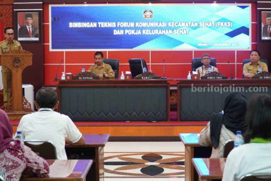 Bimtek Penguatan FKKs dan Pokja Kelurahan Sehat.