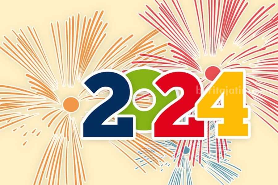 Ilustrasi tahun baru 2024. (Pixabay/Gerd Altmann)