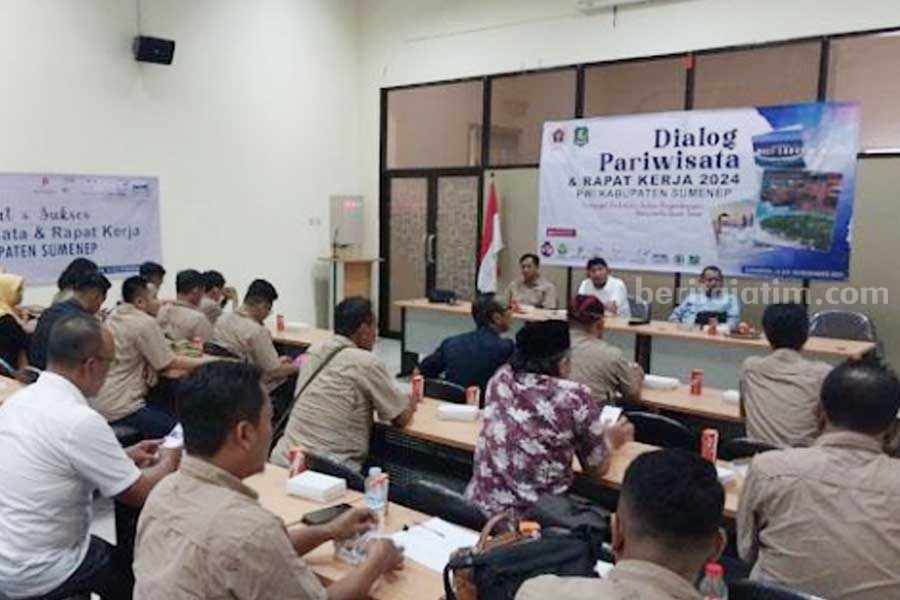 Pariwisata 2024, Bupati Sumenep Minta Berbasis Masyarakat Dialog pariwisata PWI Sumenep.