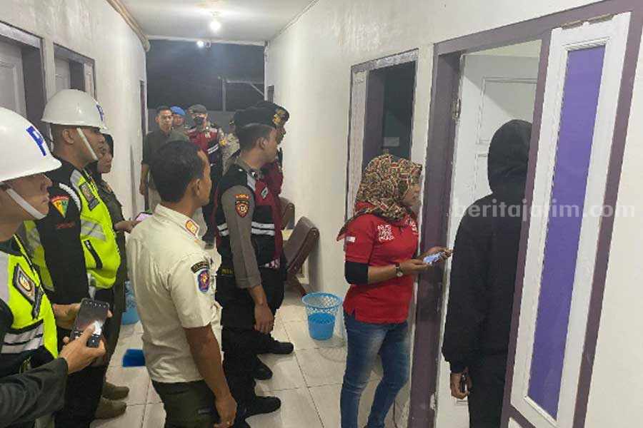 Razia ke sejumlah penginapan di Kota Blitar.
