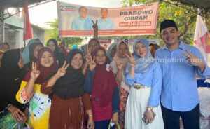 Pasar murah TKD Prabowo_gibran Kabupaten Jombang di Desa Turipinggir