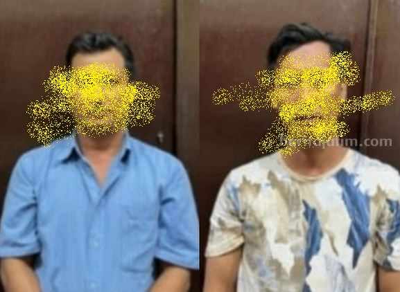 Kakak beradik pelaku carok massal di Bangkalan (Foto: Zamachsari/beritajatim.com)
