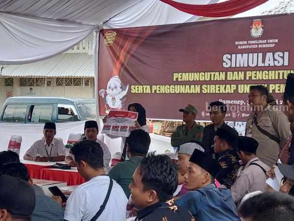 KPU Sumenep Gelar Simulasi Kedua, Fokus Penggunaan Sirekap Foto Berita Jatim