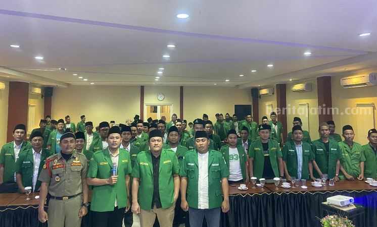 Pelatihan Administrasi Tahap 1 yang digelar PC GP Ansor, di Hall Hotel El-Resas, Lamongan. 