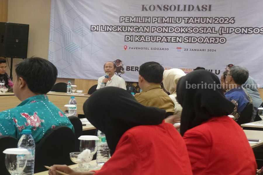 Bawaslu Sidoarjo Konsolidasi Pemilih di Liponsos Foto Berita Jatim