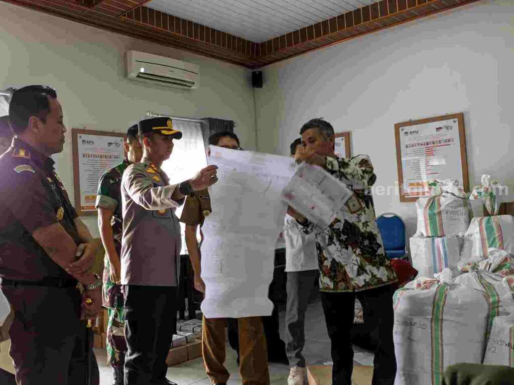 Inilah Temuan Forkopimda Bojonegoro saat Inspeksi Gudang Penyimpanan Logistik Pemilu