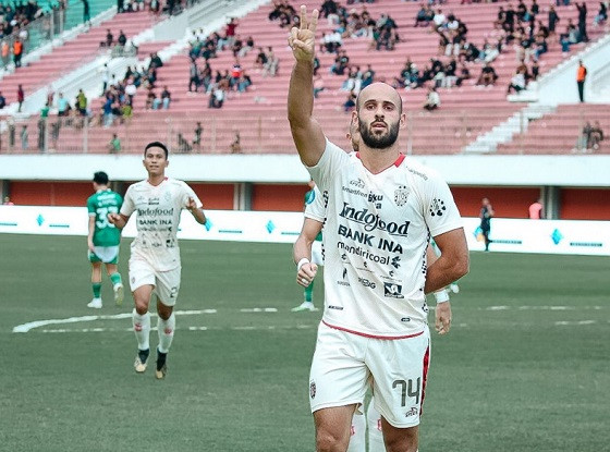 Penggawa Bali United Mohammed Rashid akan memperkuat Palestina di Piala Asia 2023 di Qatar. Foto: Bali United