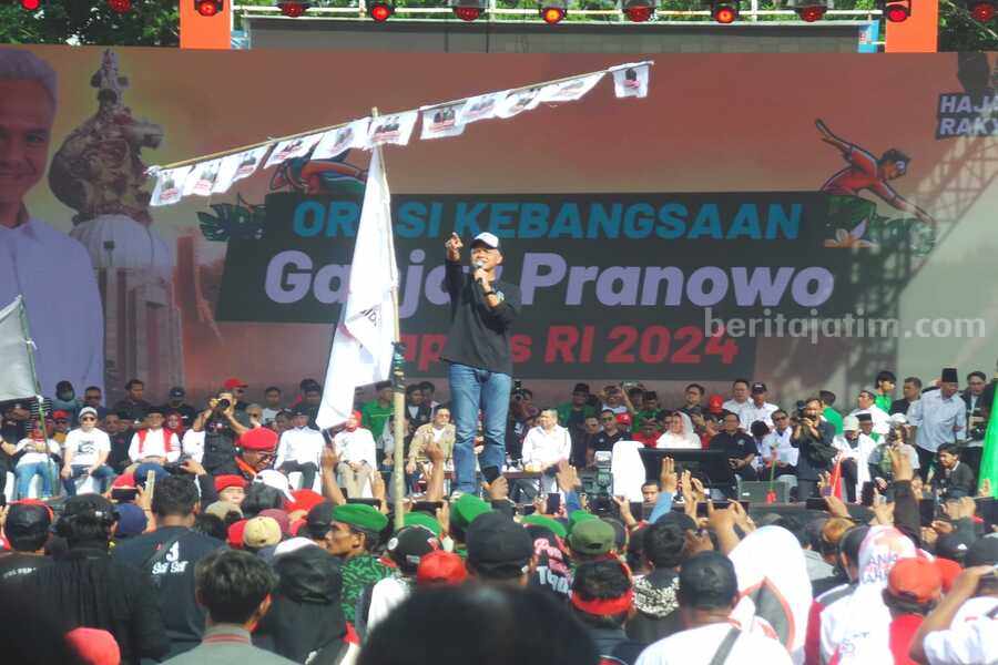 Ganjar: Antusiasme Hajatan Rakyat Sidoarjo Support Bagi Saya Foto Berita Jatim