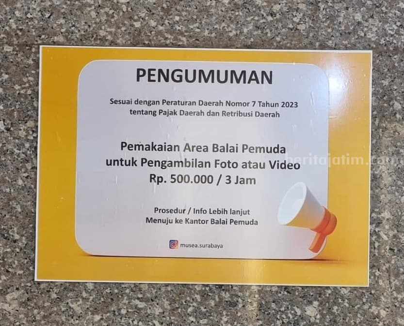 Lho! Ambil Foto dan Video di Komplek Balai Pemuda Surabaya Sekarang Berbayar Ambil Foto dan Video di Komplek Balai Pemuda Surabaya Sekarang Berbayar