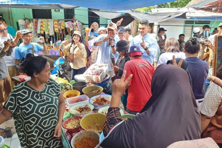 BHS dan CHP Ajak Pedagang Pasar Kedondong Goyang Gemoy Foto Berita Jatim