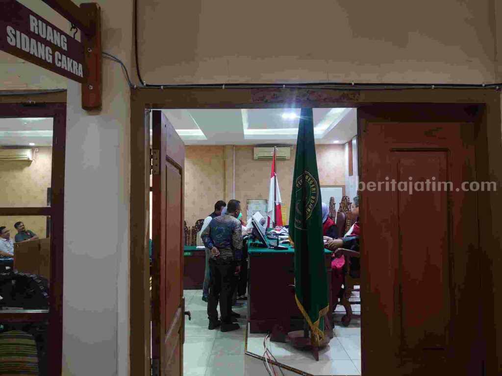 Sidang gugatan Kades Talok Kecamatan Kalitidu Kabupaten Bojonegoro.