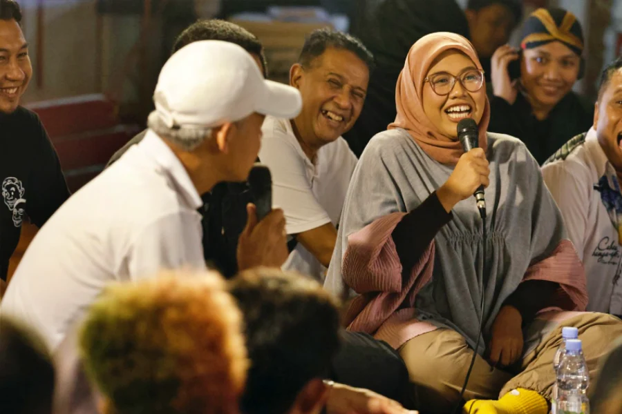 Ganjar Lamar Aktivis Perempuan Yogyakarta Kalis Mardiasih Jadi Timses Foto Berita Jatim
