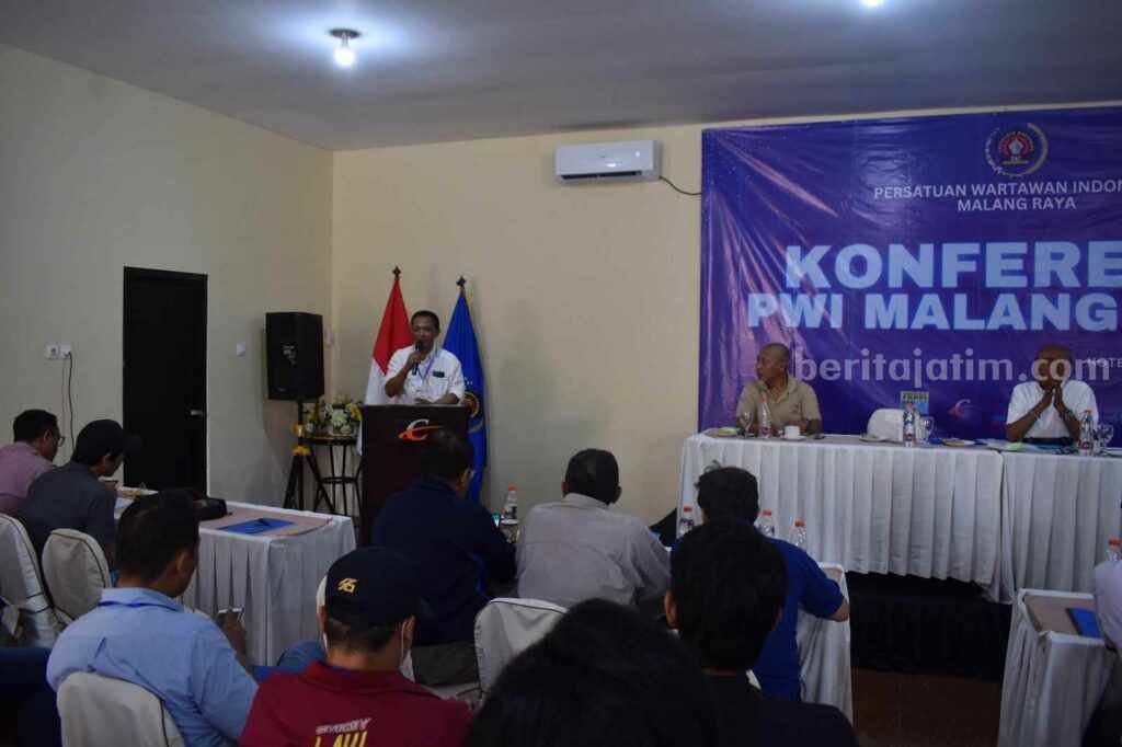 Ketua PWI Malang Raya untuk periode 2024-2027, Cahyono.