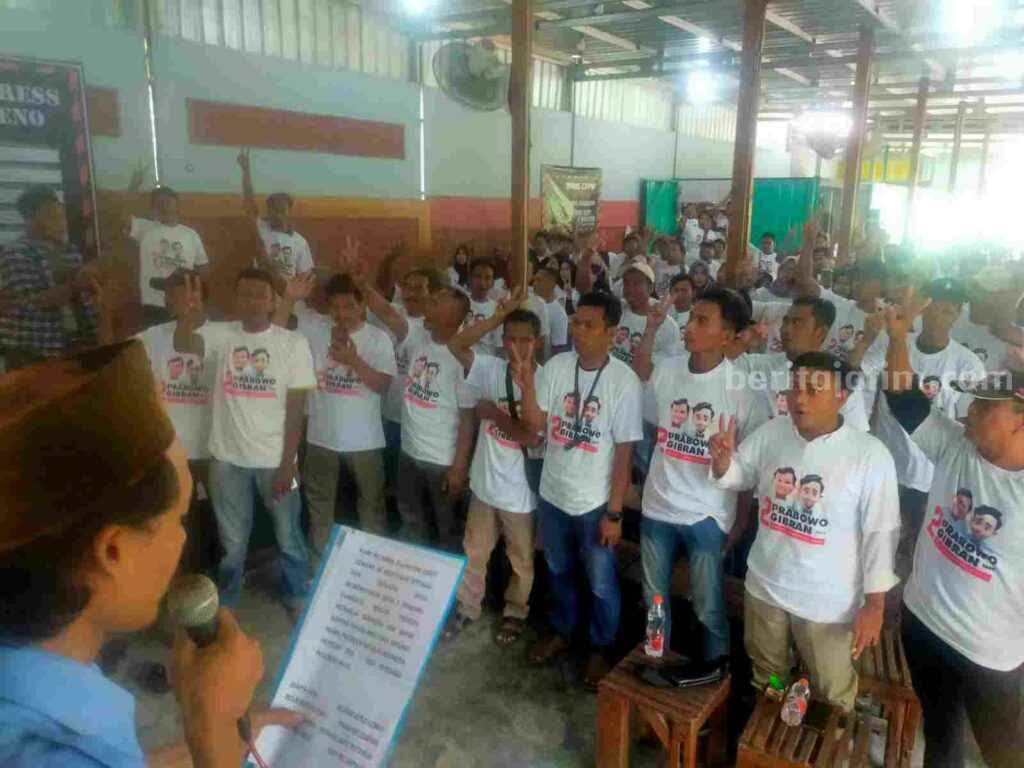 Relawan Gemoy Bojonegoro Dukung Prabowo Menang Satu Putaran