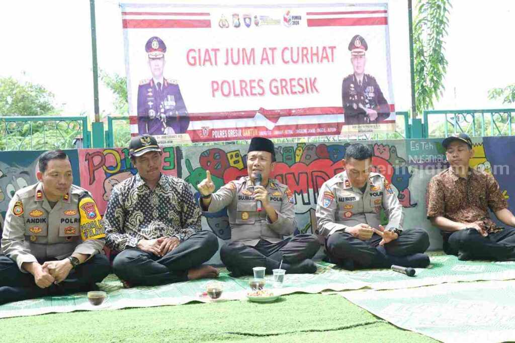 Jumat Curhat Polres Gresik, Petani Tambak Keluhkan Pupuk Foto Berita Jatim