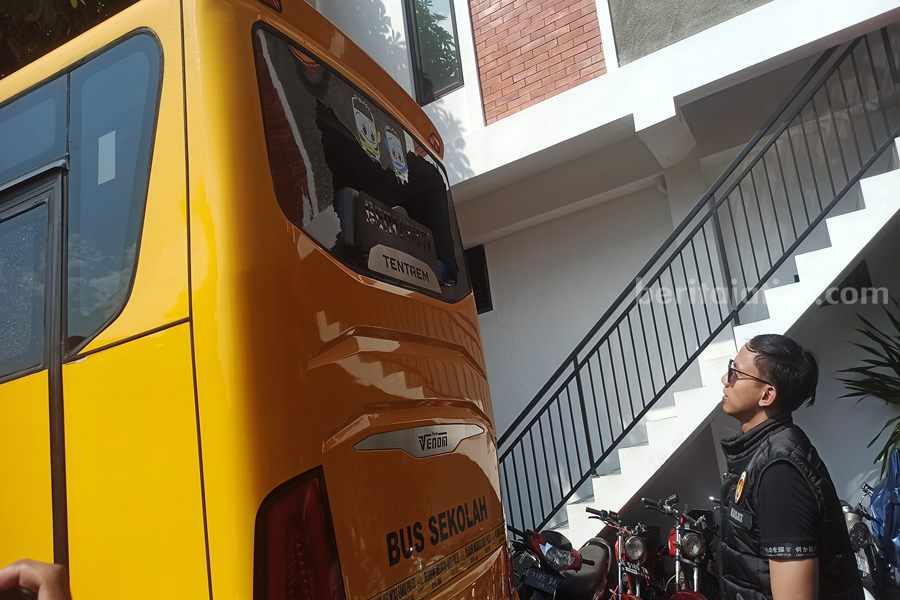 Polres Ponorogo Tetapkan 7 Tersangka Kasus Penyerangan Bus Perspa Pacitan