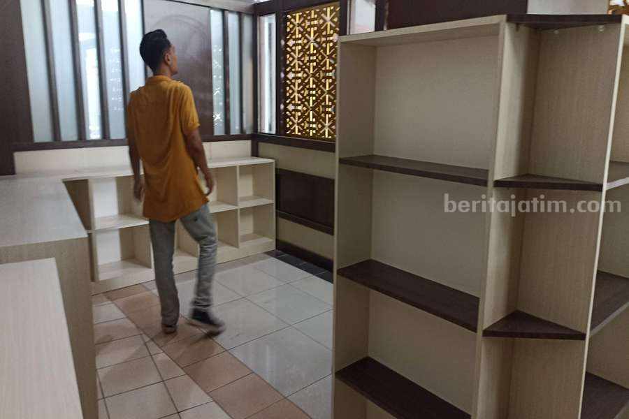 Kondisi ruang display UMKM yang berada di dalam Gedung DPRD Kabupaten Pasuruan.
