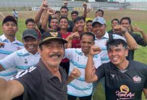 Persepam Persembahkan Kemenangan untuk Sang Kapten Solehoddin foto beritajatim