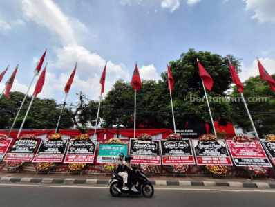 Karangan Bunga Ucapan Selamat HUT ke-51 dari Presiden Jokowi Tidak Ada, ini Tanggapan PDIP