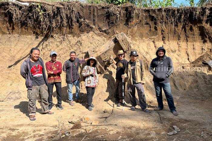Tugu Tapal Batas Era Prabu Kertajaya Ditemukan di Kayunan Kediri