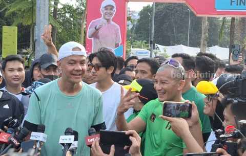 Sandiaga Tegaskan PPP Solid di Belakang Ganjar – Mahfud foto beritajatim