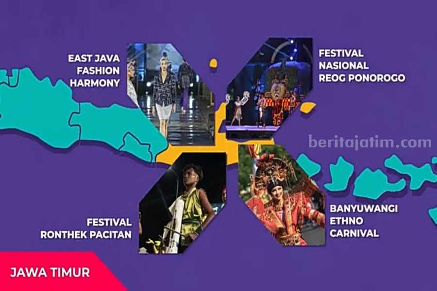 Tiga Kali Berturut-turut, Festival Nasional Reog Ponorogo Masuk Karisma Event Nusantara Kemenparekraf Foto Berita Jatim