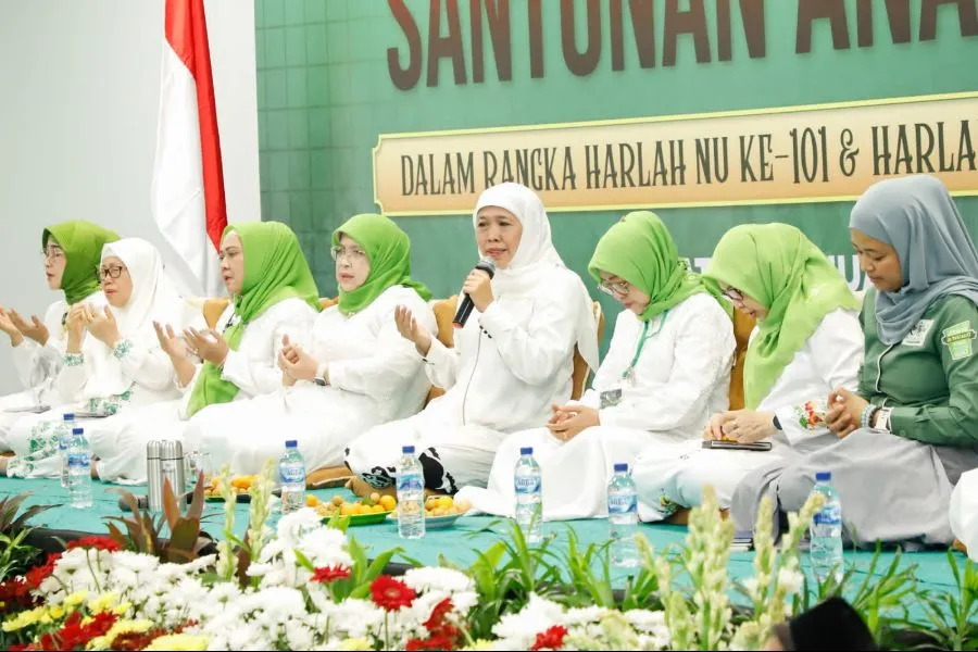 Harlah ke-78 Muslimat NU Dimulai Santunan dan Khataman Quran Foto Berita Jatim