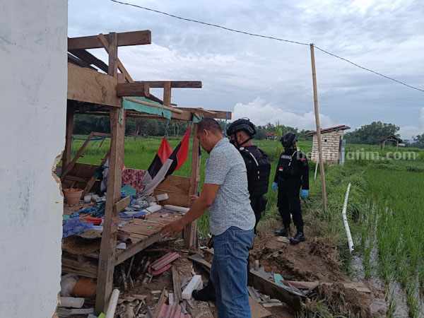 Tim gegana sisir lokasi ledakan