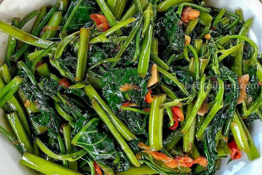 Resep Tumis Kangkung Ala Restoran, Lezat dan Mudah Dibuat Foto Berita Jatim